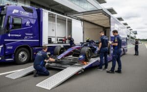 Wie werden Formel-1-Autos transportiert?