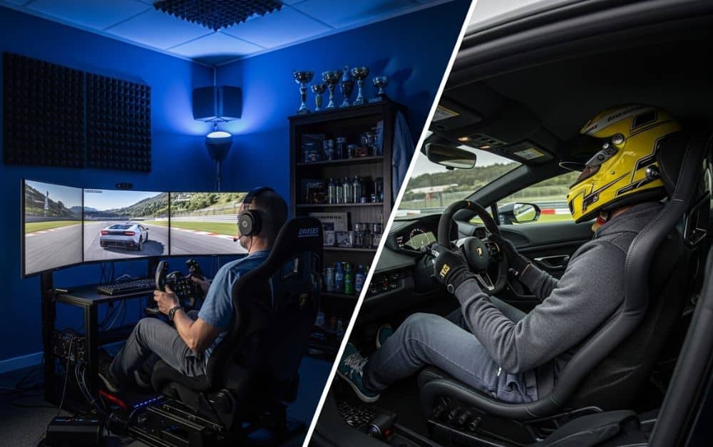 Das perfekte Männergeschenk: Mit Racepool99 vom SimRacing auf die Rennstrecke